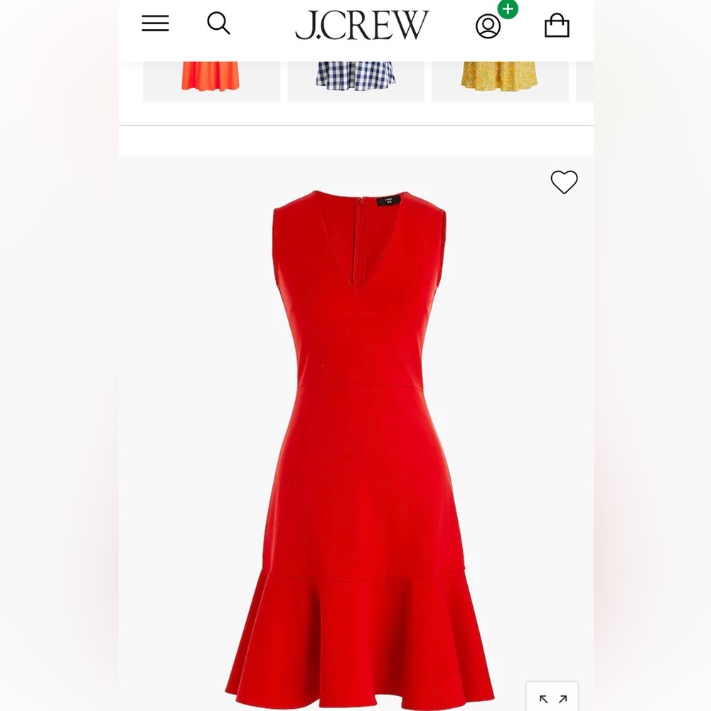 J Crew V-neck sheath dress in recycled stretch ponte